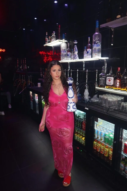 Guest at the Medusa Lounge bar