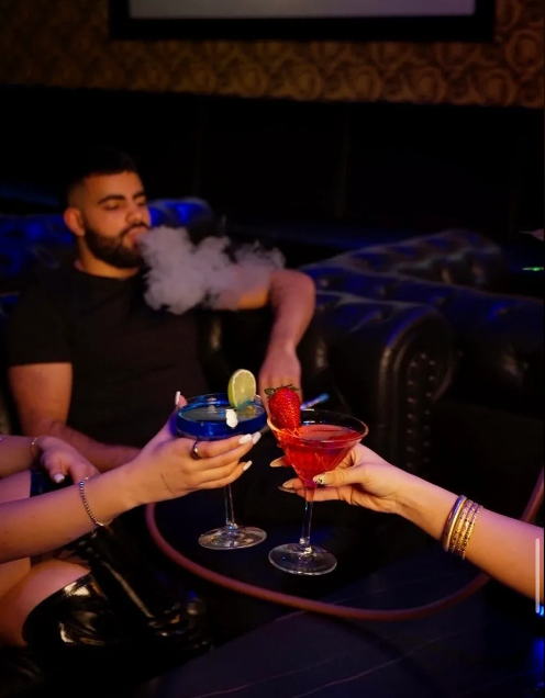 Cocktail cheers at Medusa Lounge