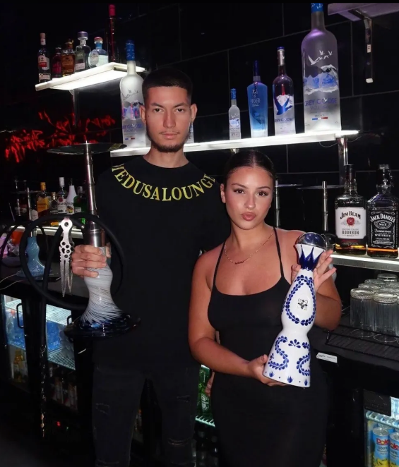 Medusa Lounge staff at the bar